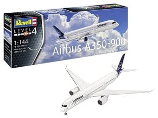 Konstruktorius Revell - Airbus A350-900 Lufthansa New Livery, 1/144, 03881, 8 m.+ kaina ir informacija | Konstruktoriai ir kaladėlės | pigu.lt