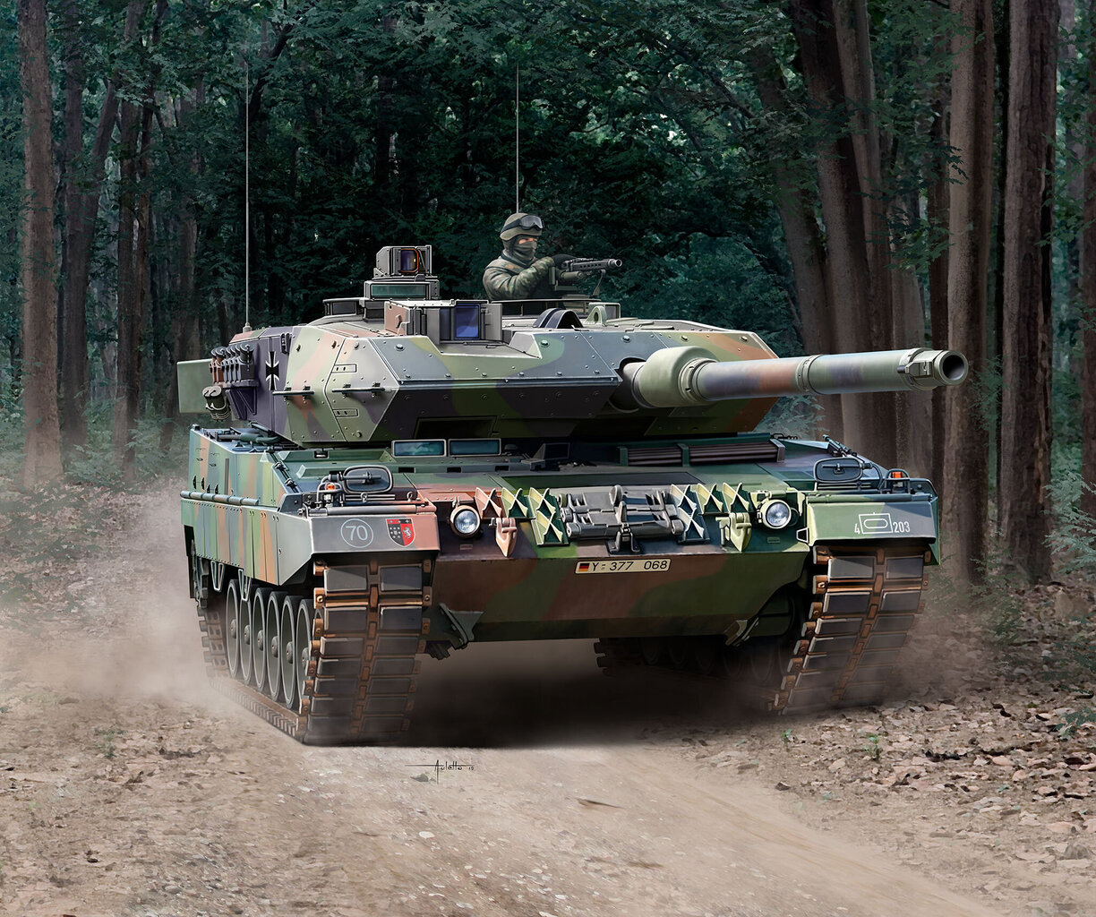 Konstruktorius Revell - Leopard 2A6/A6NL, 1/35, 03281 цена и информация | Konstruktoriai ir kaladėlės | pigu.lt