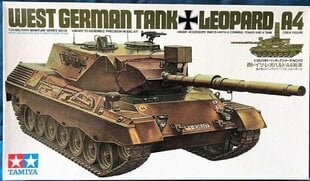 Konstruktorius Tamiya - Westl German Leopard 1 A4 Tank, 1/35, 35112, 8 m.+ kaina ir informacija | Konstruktoriai ir kaladėlės | pigu.lt