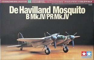 Konstruktorius Tamiya - De Havilland Mosquito B Mk.IV/PR Mk.IV, Mastelis:1/72, 60753 kaina ir informacija | Konstruktoriai ir kaladėlės | pigu.lt