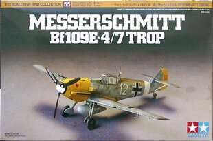 Konstruktorius Tamiya - Messerschmitt Bf109E-4/7 Trop, Mastelis:1/72, 60755 kaina ir informacija | Konstruktoriai ir kaladėlės | pigu.lt