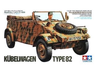 Сборная пластиковая модель Tamiya - German Kübelwagen Type 82, 1/35, 35213 цена и информация | Конструкторы и кубики | pigu.lt