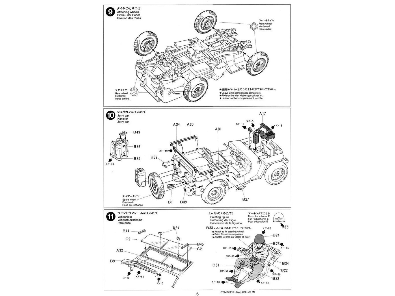 Konstruktorius Tamiya - Jeep Willys MB, 1/35, 35219 kaina ir informacija | Konstruktoriai ir kaladėlės | pigu.lt