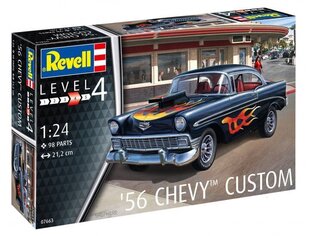 Revell - '56 Chevy Customs, 1/24, 07663 цена и информация | Конструкторы и кубики | pigu.lt