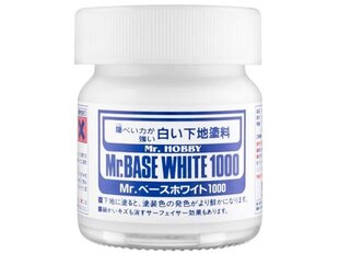 Gruntas Mr.Hobby - Mr Base White 1000 (gruntas) 40ml, SF-283 kaina ir informacija | Piešimo, tapybos, lipdymo reikmenys | pigu.lt