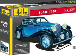 Konstruktorius Heller - Bugatti T.50, 1/24, 80706 kaina ir informacija | Konstruktoriai ir kaladėlės | pigu.lt