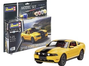 Пластиковая сборная модель для начинающего моделиста Revell - 2010 Ford Mustang GT Model Set, 1/25, 67046 цена и информация | Конструкторы и кубики | pigu.lt