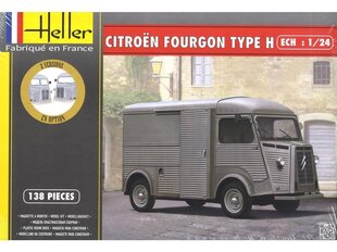 Пластиковая сборная модель Heller - Citroen Fourgon Type H, 1/24, 80768 цена и информация | Конструкторы и кубики | pigu.lt