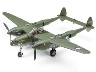 Konstruktorius Tamiya - Lockheed P-38 F/G Lightning, 1/48, 61120 kaina ir informacija | Konstruktoriai ir kaladėlės | pigu.lt