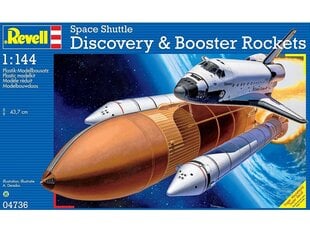 Revell - Space Shuttle Discovery & Booster, 1/144, 04736 цена и информация | Конструкторы и кубики | pigu.lt