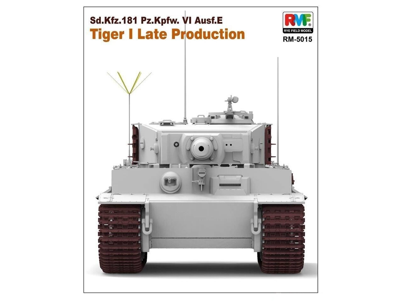 Konstruktorius Rye Field Model - Sd.Kfz. 181 Pz.kpfw.VI Ausf. E Tiger I Late Production, 1/35, RFM-5015, 8 m.+ kaina ir informacija | Konstruktoriai ir kaladėlės | pigu.lt