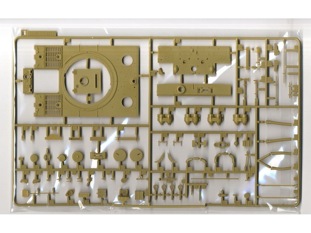 Konstruktorius Rye Field Model - Sd.Kfz. 181 Pz.kpfw.VI Ausf. E Tiger I Late Production, 1/35, RFM-5015, 8 m.+ цена и информация | Konstruktoriai ir kaladėlės | pigu.lt