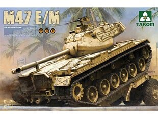 Takom - US Medium Tank M47 Patton E/M 2 in 1, 1/35, 2072 цена и информация | Конструкторы и кубики | pigu.lt