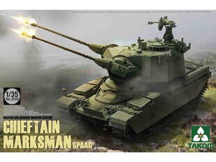 Пластиковая сборная модель Takom - British Air-defense Weapon System Chieft Chieftain Marksman SPAAG, 1/35, 2039 цена и информация | Конструкторы и кубики | pigu.lt