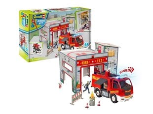 Конструктор Revell - JUNIOR KIT Play Set Fire Station, 1/20, 00852 цена и информация | Конструкторы и кубики | pigu.lt