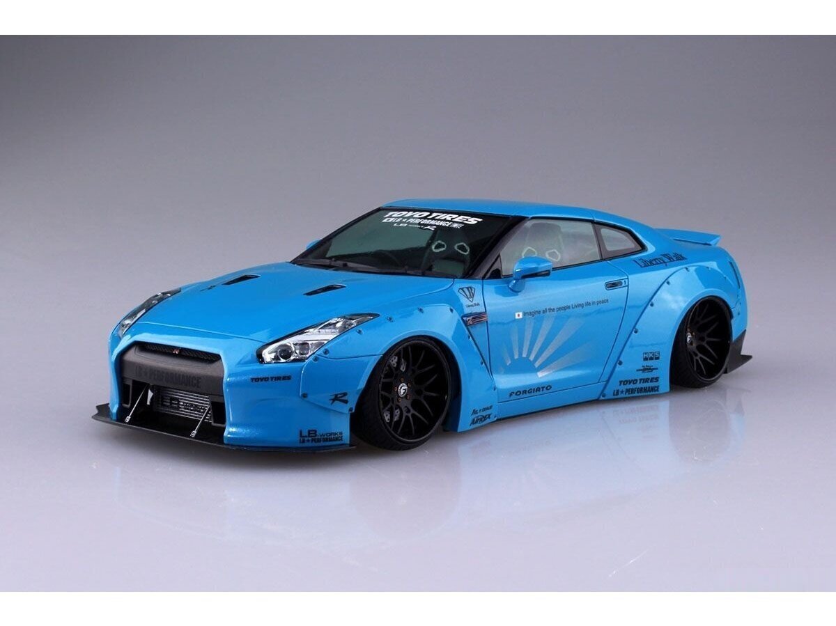 Konstruktorius Aoshima - Nissan LB Works R35 GT-R Ver.1, 1/24, 05402, 8 m.+ kaina ir informacija | Konstruktoriai ir kaladėlės | pigu.lt