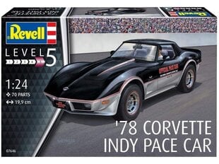 Сборная пластиковая модель Revell - '78 Corvette Indy Pace Car, 1/24, 07646 цена и информация | Конструкторы и кубики | pigu.lt