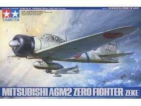 Сборная пластиковая модель Tamiya - Mitsubishi A6M2 Zero Fighter, 1/48, 61016 цена и информация | Конструкторы и кубики | pigu.lt