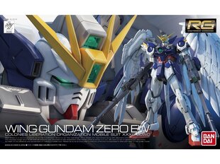 Bandai - RG XXXG-00W0 Wing Gundam Zero EW, 1/144, 61602 цена и информация | Конструкторы и кубики | pigu.lt