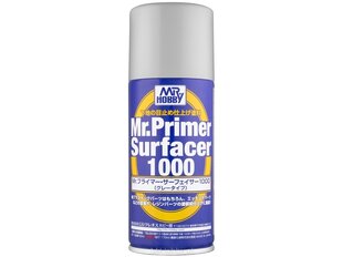 Mr.Hobby - Mr.Primer Surfacer 1000 Spray грунтовка, 170 ml, B-524 цена и информация | Принадлежности для рисования, лепки | pigu.lt