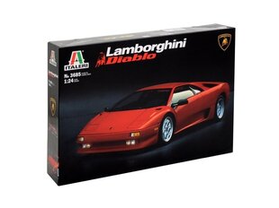 Italeri - Lamborghini Diablo, 1/24, 3685 kaina ir informacija | Konstruktoriai ir kaladėlės | pigu.lt