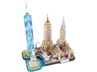 3D Dėlionė New York Skyline, 00142, 10 m.+ kaina ir informacija | Dėlionės (puzzle) | pigu.lt