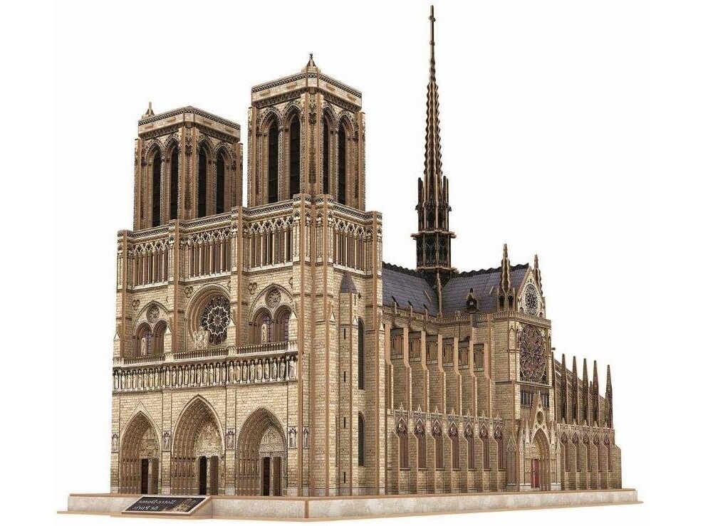 3D Dėlionė Notre Dame de Paris, 00190, 10 m.+ kaina ir informacija | Dėlionės (puzzle) | pigu.lt