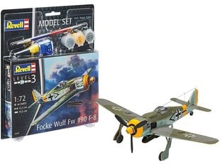 Konstruktorius Revell - Focke Wulf Fw190 F-8 dovanų komplektas, 1/72, 63898, 8 m.+ kaina ir informacija | Konstruktoriai ir kaladėlės | pigu.lt