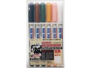 Набор маркеров Mr.Hobby - Gundam Marker Real Touch Marker Set 2, GMS-113 цена и информация | Принадлежности для рисования, лепки | pigu.lt