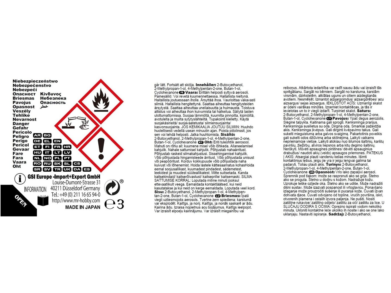 Matinis lakas balionėlyje (86 ml), B-503 kaina ir informacija | Piešimo, tapybos, lipdymo reikmenys | pigu.lt