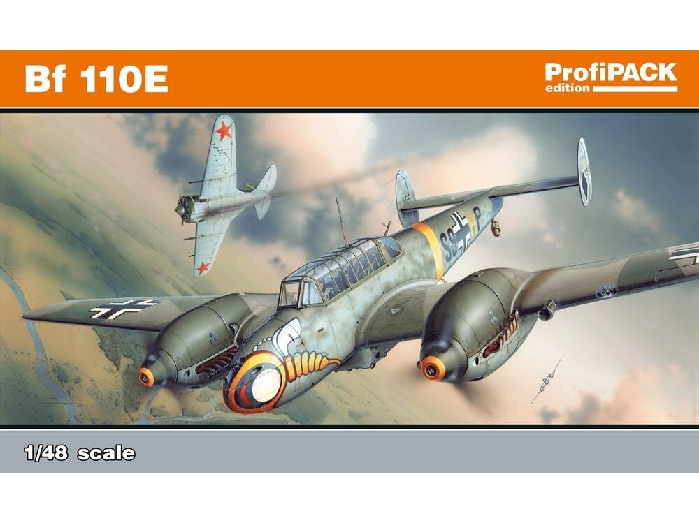 Surenkamas modelis Eduard Bf-110E, Profipack, 1/48, 8203 kaina ir informacija | Konstruktoriai ir kaladėlės | pigu.lt