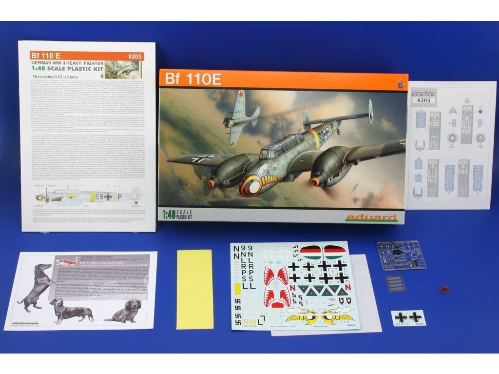 Surenkamas modelis Eduard Bf-110E, Profipack, 1/48, 8203 kaina ir informacija | Konstruktoriai ir kaladėlės | pigu.lt