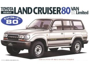 Fujimi - Toyota Land Cruiser 80 Van VX Limited, 1/24, 03795 цена и информация | Конструкторы и кубики | pigu.lt
