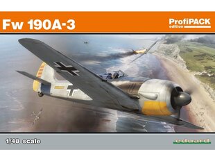 Сборная пластиковая модель Eduard - Fw 190A-3, Profipack, 1/48, 82144 цена и информация | Конструкторы и кубики | pigu.lt