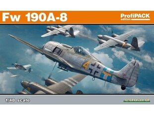 Eduard - Fw 190A-8, Profipack, 1/48, 82147 цена и информация | Конструкторы и кубики | pigu.lt