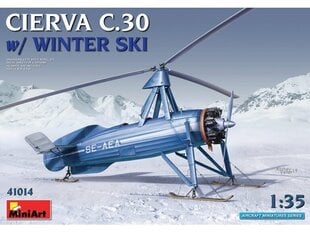 Сборная пластиковая модель Miniart - Cierva C.30 with Winter Ski , 1/35, 41014 цена и информация | Конструкторы и кубики | pigu.lt