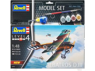 Konstruktorius Revell - Albatros DIII dovanų komplektas, 1/48, 64973, 12 m.+ kaina ir informacija | Konstruktoriai ir kaladėlės | pigu.lt