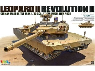 Сборная пластиковая модель Tiger Model - German Leopard II Revolution, 1/35, 4628 цена и информация | Конструкторы и кубики | pigu.lt