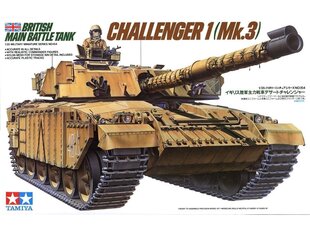 Конструктор Tamiya - British main battle tank Challenger 1 Mk.3, 1/35, 35154 цена и информация | Конструкторы и кубики | pigu.lt