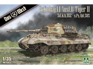 Konstruktorius Das Werk - PzKpfwg. VI Ausf.B Tiger II, 1/35, 35013, 8 m.+ kaina ir informacija | Konstruktoriai ir kaladėlės | pigu.lt