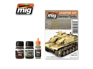 AMMO MIG - Sendinimo rinkinys GERMAN TANKS - STARTER SET, 7412 kaina ir informacija | Piešimo, tapybos, lipdymo reikmenys | pigu.lt