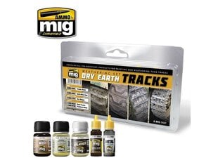 Sendinimo rinkinys Dry Earth Tracks Ammo Mig, 7437 kaina ir informacija | Piešimo, tapybos, lipdymo reikmenys | pigu.lt