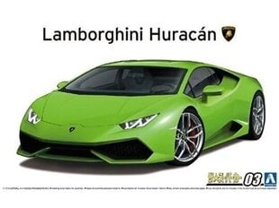 Konstruktorius Aoshima - Lamborghini Huracan, 1/24, 05846, 8 m.+ kaina ir informacija | Konstruktoriai ir kaladėlės | pigu.lt