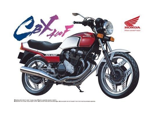 Konstruktorius Aoshima - Honda CBX400F, 1/12, 04164 kaina ir informacija | Konstruktoriai ir kaladėlės | pigu.lt