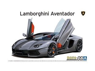 Сборная пластиковая модель Aoshima - '11 Lamborghini Aventador LP700-4, 1/24, 05864 цена и информация | Конструкторы и кубики | pigu.lt