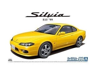 Aoshima - Nissan S15 Silvia Spec.R '99, 1/24, 05679 цена и информация | Конструкторы и кубики | pigu.lt