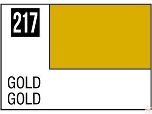 Nitro dažai Mr.Hobby - MC-217 Gold, 10ml kaina ir informacija | Piešimo, tapybos, lipdymo reikmenys | pigu.lt
