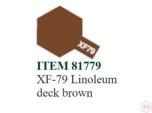 Dažai Tamiya XF-79 Linoleum deck brown, 10 ml kaina ir informacija | Piešimo, tapybos, lipdymo reikmenys | pigu.lt