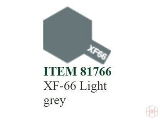 Dažai Tamiya XF-66 Light grey, 10 ml kaina ir informacija | Piešimo, tapybos, lipdymo reikmenys | pigu.lt