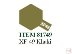Dažai Tamiya XF-49 Khaki, 10 ml kaina ir informacija | Piešimo, tapybos, lipdymo reikmenys | pigu.lt